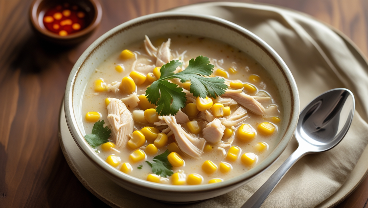 Sweet corn soup